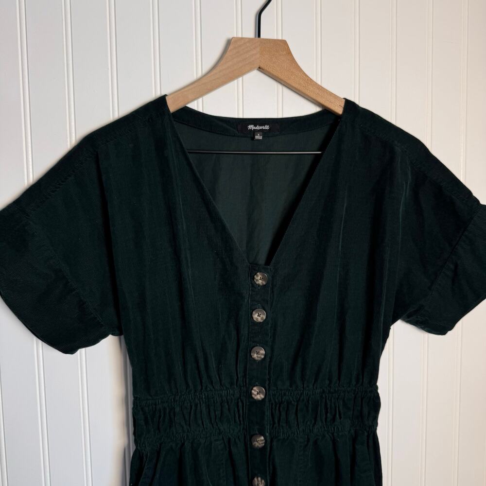 Madewell Corduroy Sophia Straight-Leg Jumpsuit Women’s 100% Cotton Size Small - Picture 5 of 14